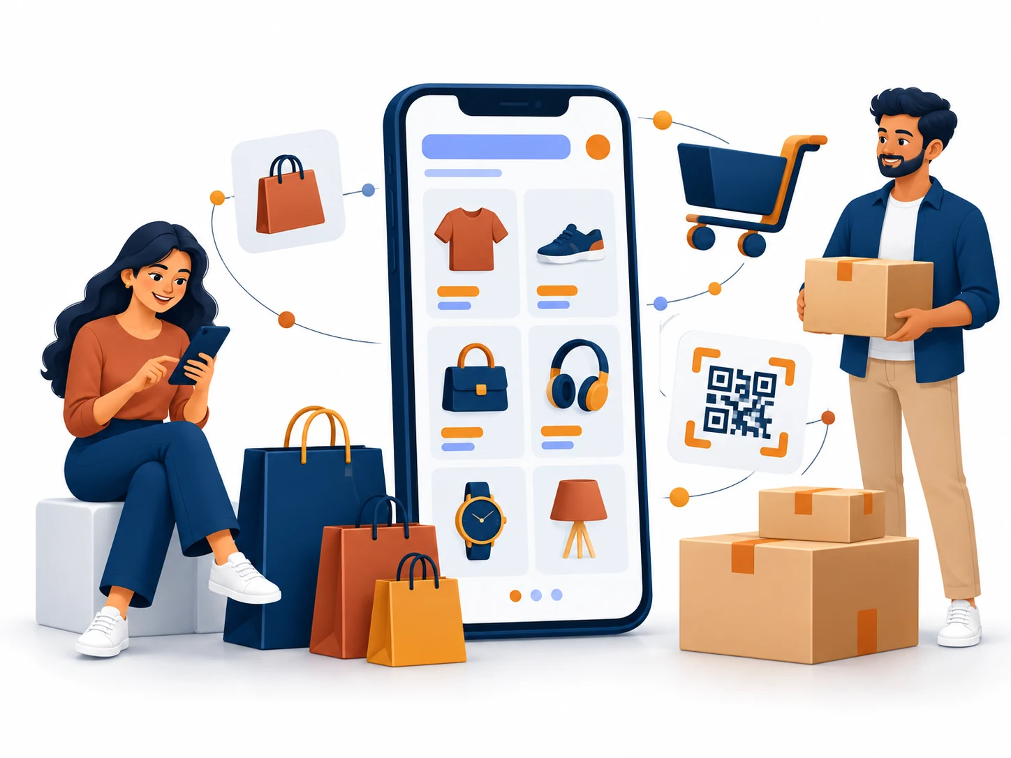 slider shop illustration