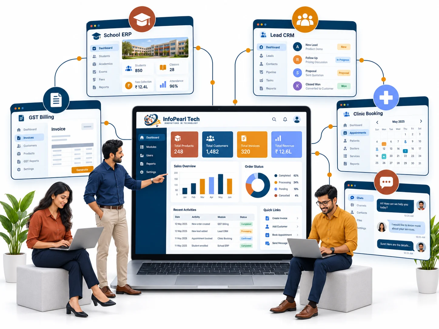 Data Analysis & Data Science illustration